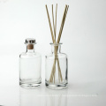 customized high end glass perfume cosmetic packaging empty diffuser bottle with reed stick